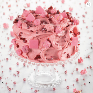 Pastel Batido Shaken de Fresa Angeles Sotelo Chef